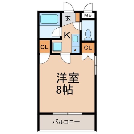 紀伊中ノ島駅 徒歩6分 1階の物件間取画像